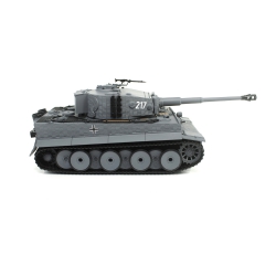 Czołg zdalnie sterowany IR/dźwięk 1:24 German Tiger 1 Mid Std Gray RTR 2.4Ghz - Heng Long 3841-11-M